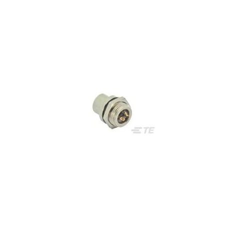 Te Connectivity Circular Metric Connectors 5 Pos Pcb Pin M12 Front Mount Female 1838417-3